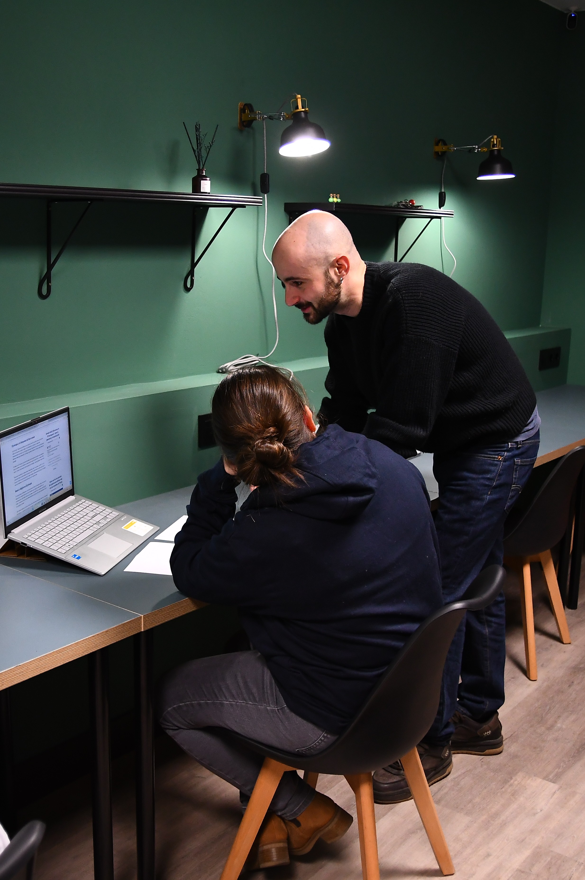 Marc Seuba enseñando